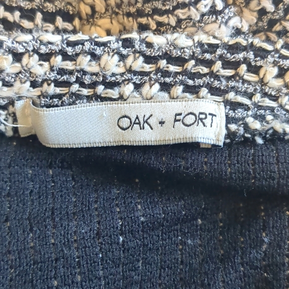 Black and White Knit Sweater by Oak + Fort - Picture 7 of 7